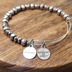 B0702‎ alex and ani grunge metallic bracelet
